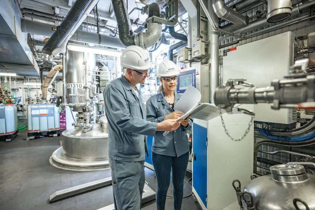 The Bachem production plant in Vionnaz